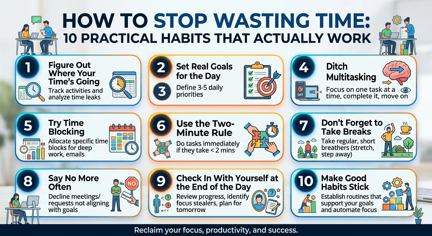 How to Stop Wasting Time: 10 Habits That Actually Work