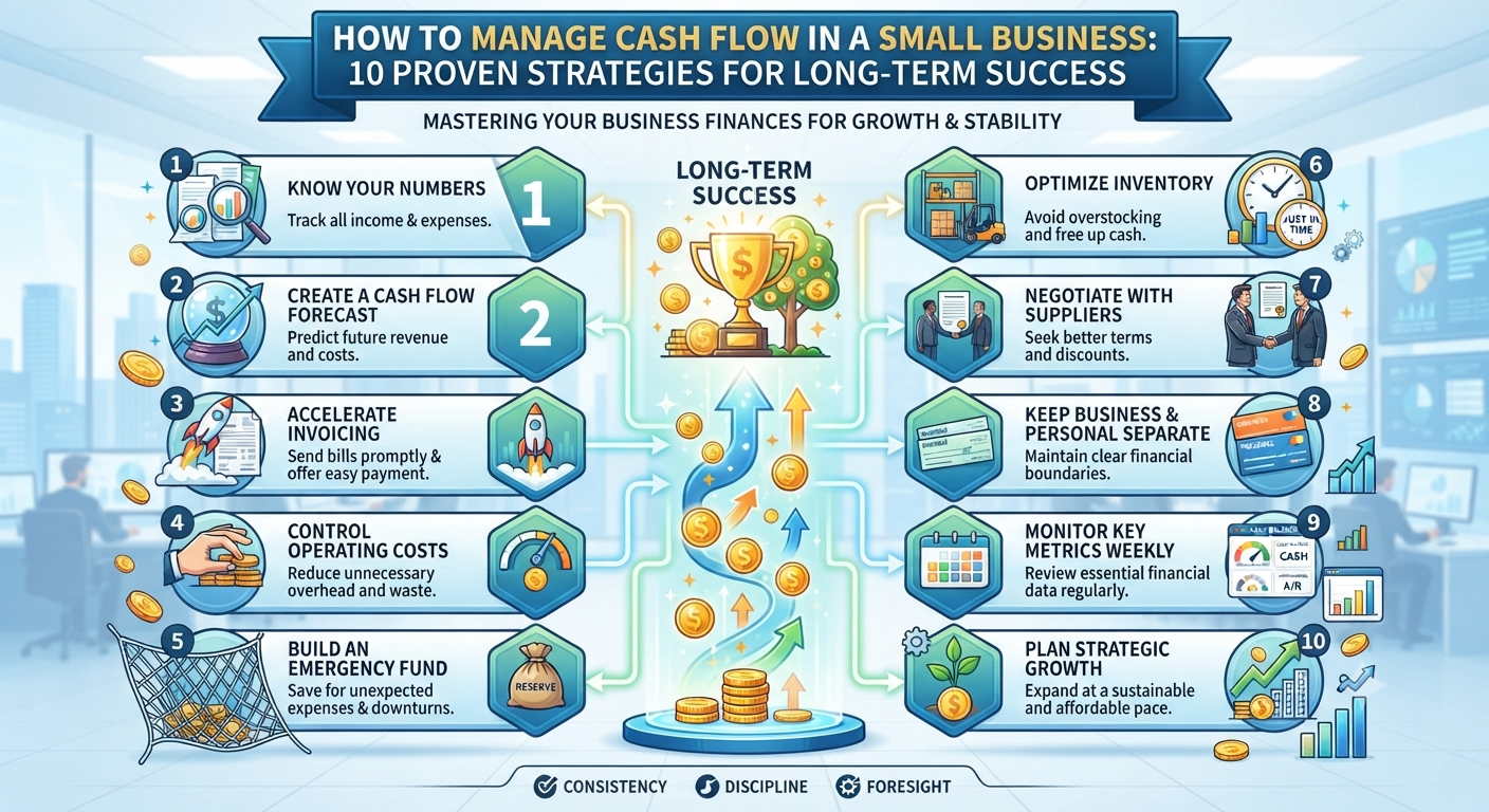 How to Manage Cash Flow in Small Business: 10 Proven Strategies