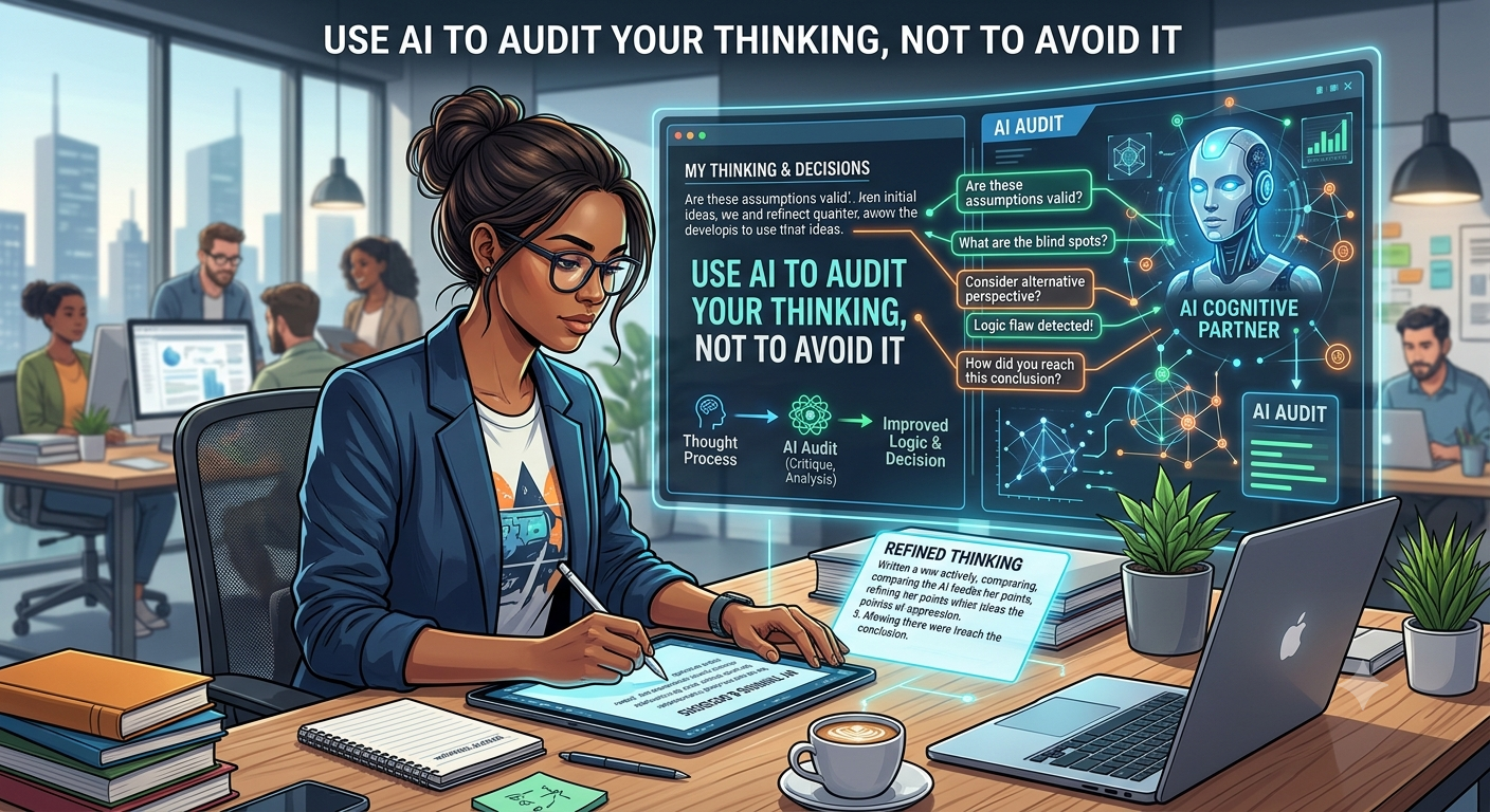 How to Use AI to Audit Your Thinking, Not Avoid It