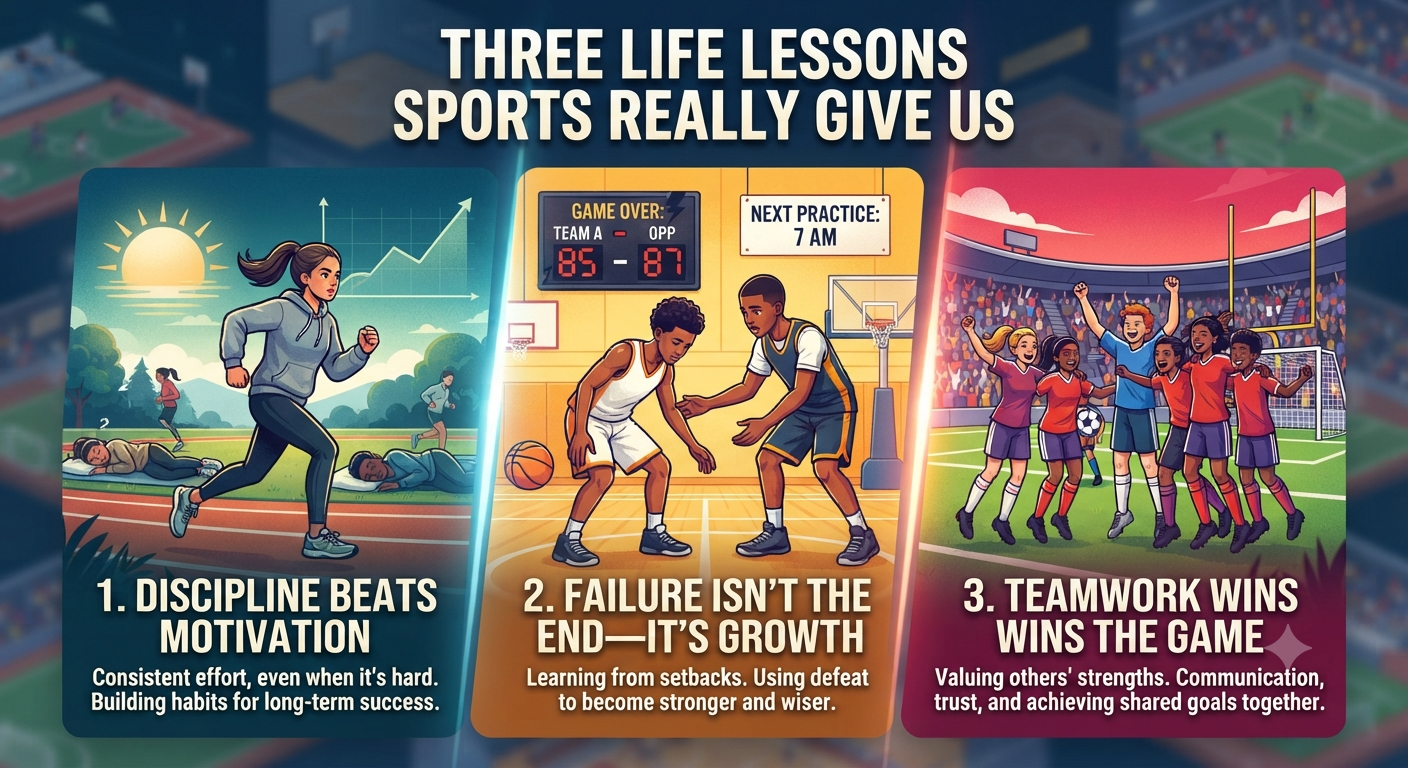 Three Powerful Life Lessons Sports Teach Us Beyond the Game